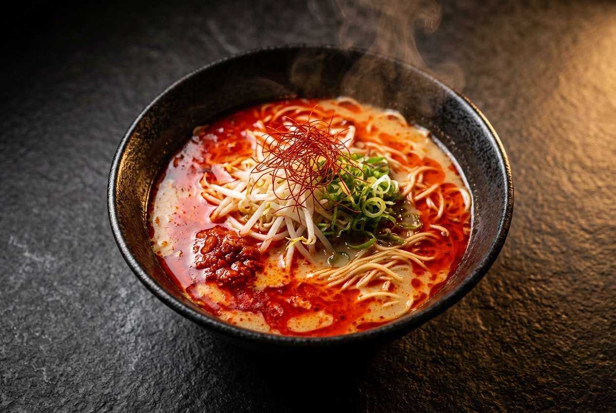 赤豚骨ラーメン