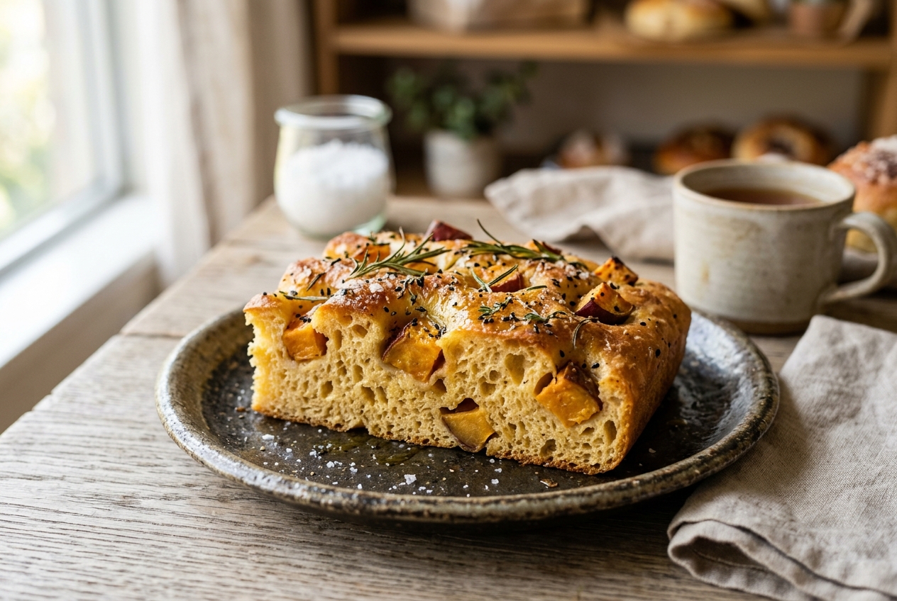 川越芋のフォカッチャ