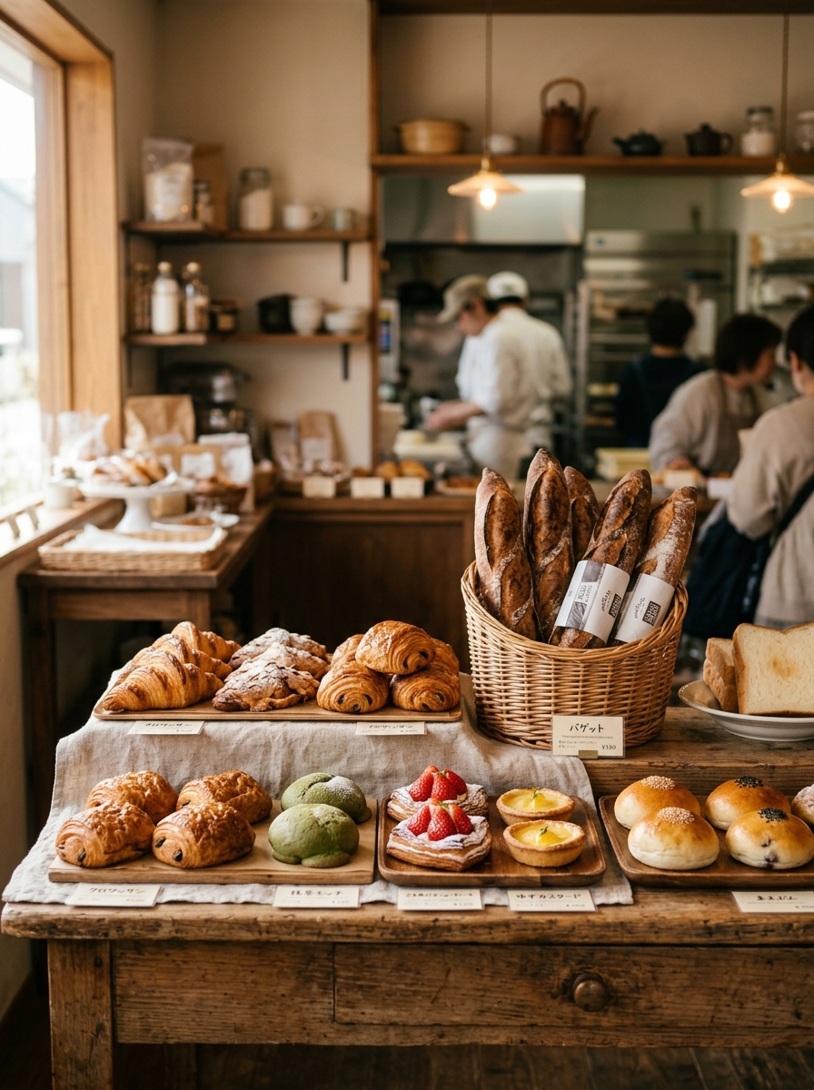 こむぎ屋の焼きたてパンとお菓子