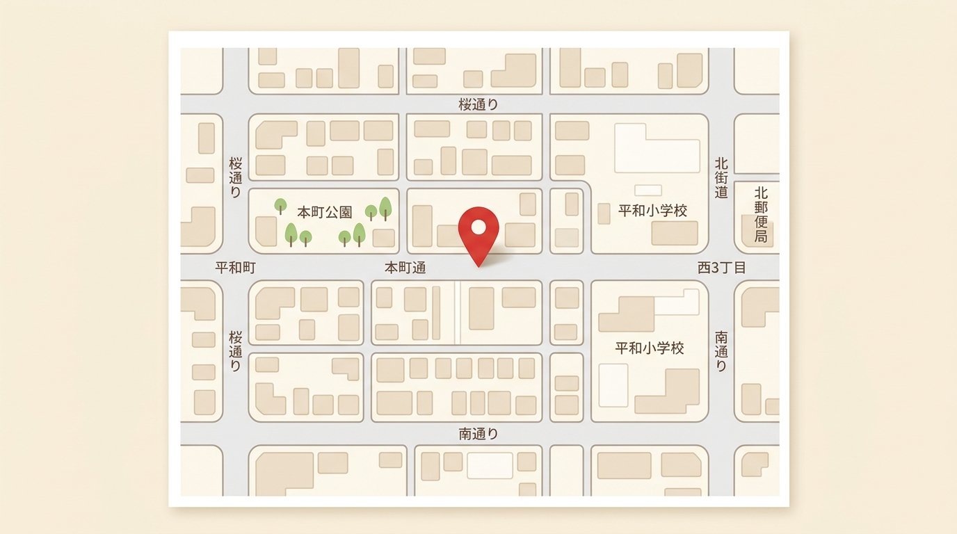 店舗周辺の地図