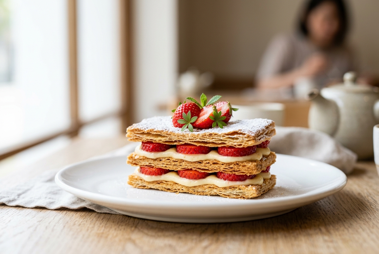 いちごのミルフィーユ